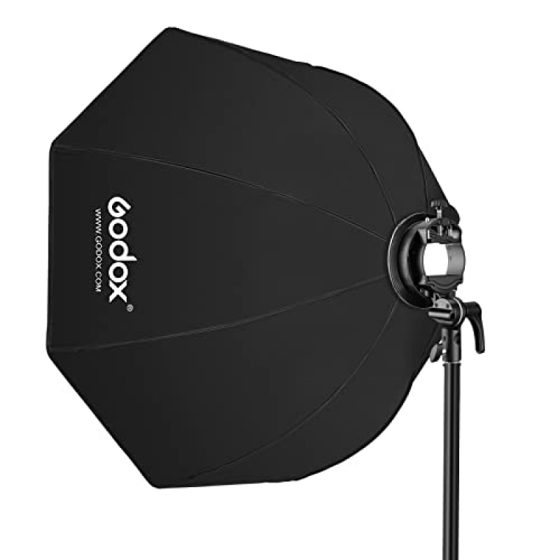 Godox SB-UE 37인치/95cm 우산 팔각형 소프트박스(S2 스피드라이트 브래킷 포함) Bowens 마운트 홀더 및 사진 촬영용 벌집 그리드 스튜디오 스트로브 플래시 스피드라이트 스피드라이트