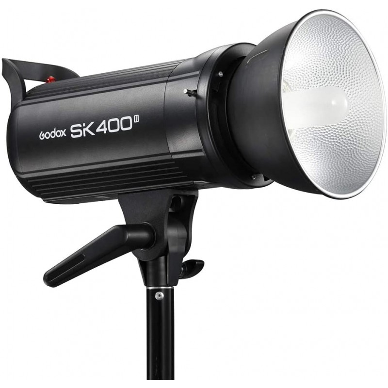 Godox 2 팩 SK400II 800Ws 사진 스피드라이트 스튜디오 플래시 스트로브 모노라이트 스튜디오 촬영용 Bowens 마운트 키트, 비디오 위치 지정 및 소프트박스, 조명 스탠드, 헛간 도어 키트, 반사경이 포함된 인물 사진 촬영