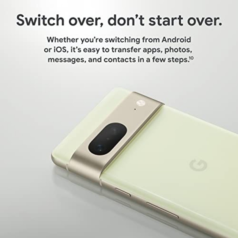 Google Pixel 7-5G 안드로이드 휴대폰 - 광각 렌즈와 24시간 배터리를 갖춘 공기계 스마트폰 - 128GB - 흑요석