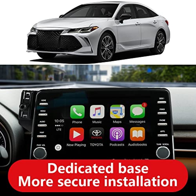 Toyota Avalon 2019-2022 용 LUNQIN 자동차 전화 홀더 자동차 액세서리 탐색 화면 브래킷 인테리어 장식 모바일 휴대 전화 마운트