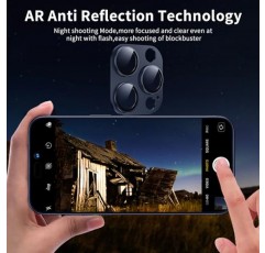 iPhone 15 Pro/iPhone 15 Pro Max용 Mansoorr 카메라 렌즈 보호 장치,[강한 접착력 업그레이드][야간 촬영 모드] 합금 금속 카메라 화면 보호 장치 비산 방지 커버 필름 액세서리, 파란색