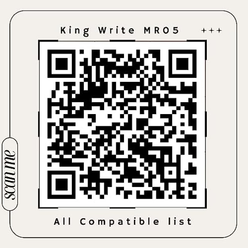 King Write MR05 EMR 스타일러스(디지털 지우개 포함), 4096 압력 감도, 손바닥 거부, 태블릿 스타일러스는 EMR 장치용 놀라운 디지털 펜에 적합