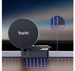 Topfit Tesla Model 3/Y Tesla 액세서리용 자기 전화 마운트 휴대폰 홀더 iPhone 14/13/12 및 Samsung과 호환되는 MagSafe 전화 홀더