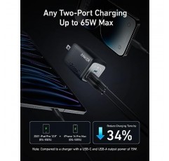 Anker Prime 67W USB C 충전기, Anker GaN 벽면 충전기, 3포트 소형 고속 PPS 충전기, MacBook Pro/Air, Pixelbook, iPad Pro, iPhone 15/14/Pro, Galaxy S23/S22, Note20, Pixel, Apple Watch용 그리고 더