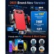 VANMASS 업그레이드된 자동차 통풍구 폰 마운트 [특허 강철 후크] 에어 벤트 홀더 클립 가장 견고한 충격 방지 범용 모바일 휴대폰 마운트 iPhone 14 13 Samsung Galaxy,Red용 핸즈프리 스탠드 크래들