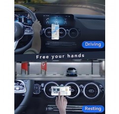 메르세데스-벤츠 GLA 클래스에 맞는 강력한 자기 마운트, 메르세데스-벤츠 GLA 클래스 2021-2023에 맞는 전화 홀더 CLA 클래스 2020-2023 iPhone 14/13과 호환 가능, 자기 통풍구 홀더.