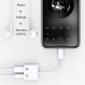 iPhone용 2팩 헤드폰 어댑터 [Apple MFi 인증], iPhone 액세서리용 2 in 1 Lightning-3.5mm AUX 오디오 + 충전기 분배기 동글 iPhone 13/12/11/XR/X/8/7과 호환 가능