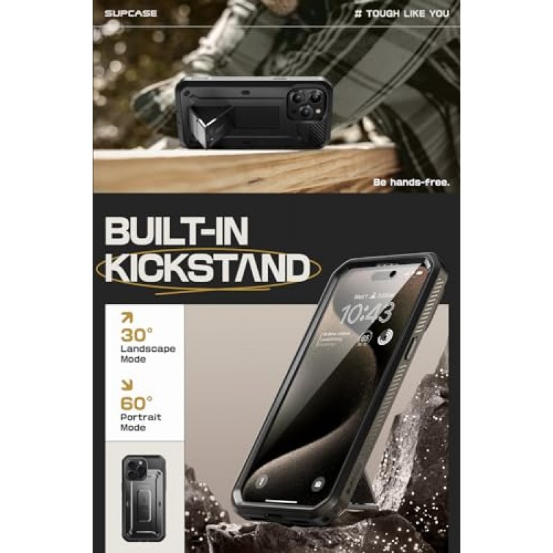 SUPCASE Unicorn Beetle Pro Case for iPhone 15 Pro Max 6.7