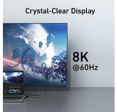 KAUPOONK USB 4 케이블: 8K HD 디스플레이 지원, 초고속 40Gbps 데이터 전송 및 강력한 240W 충전 USB C-Type-C 케이블(iPhone 15Pro/15ProMax/15/15Plus, 노트북, 허브, 도킹(3.3피트)용)