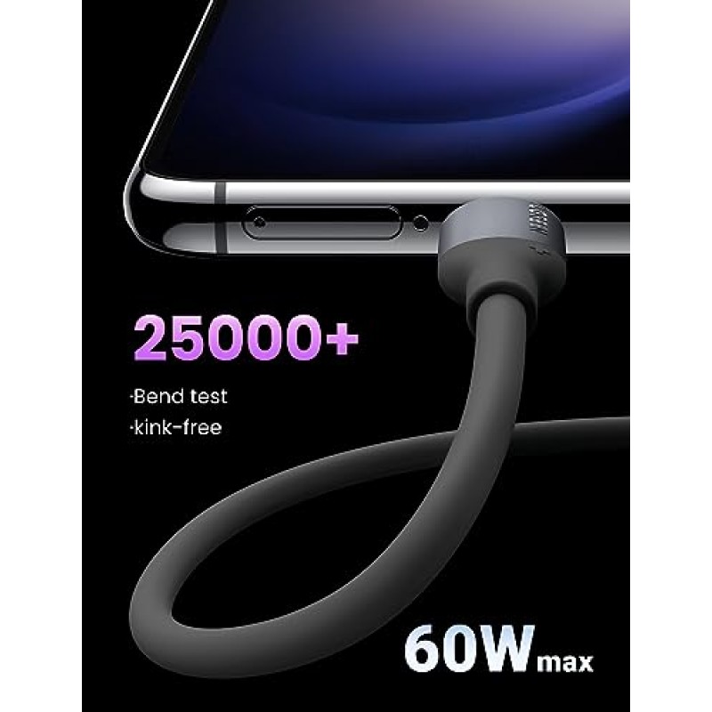 iPhone 15 시리즈용 UGREEN 30W USB C 충전기, Nexode 접이식 GaN PPS 소형 고속 벽 충전기 블록 세트(60W USB C-C 케이블, Galaxy S23, Pixel 7 Pro, MacBook Air, iPad용 USB-C 전원 어댑터 포함)