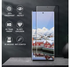 [2+2팩] Google Pixel 6 Pro 화면 보호 필름 강화 유리 + 카메라 렌즈 보호 필름 [9H 경도][지문 호환] Google Pixel 6 Pro(6.7