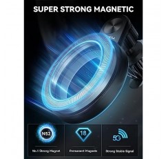 TOPGO는 MagSafe 자동차 마운트와 호환됩니다. iPhone 14 스마트폰에 적합한 Tesla Strong Magnet용 대시보드용 자기 전화 마운트 흡입 컵 전화 홀더