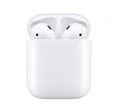 Apple AirPods(2세대) 무선 이어버드(Lightning 충전 케이스 포함). 24시간 이상의 배터리 수명, 손쉬운 설정. iPhone용 블루투스 헤드폰