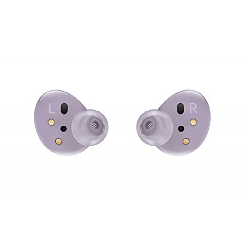 SAMSUNG Galaxy Buds 2 진정한 무선 이어버드 소음 차단 주변 소리 Bluetooth 경량 컴포트 핏 터치 컨트롤 미국 버전, 라벤더