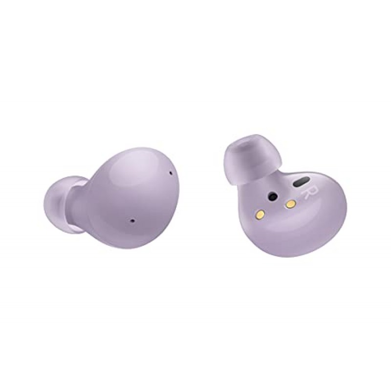 SAMSUNG Galaxy Buds 2 진정한 무선 이어버드 소음 차단 주변 소리 Bluetooth 경량 컴포트 핏 터치 컨트롤 미국 버전, 라벤더