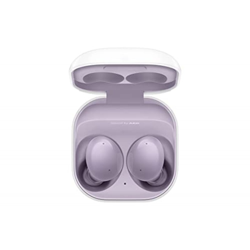 SAMSUNG Galaxy Buds 2 진정한 무선 이어버드 소음 차단 주변 소리 Bluetooth 경량 컴포트 핏 터치 컨트롤 미국 버전, 라벤더