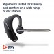 Poly Voyager 5200 무선 헤드셋(Plantronics) - 소음 제거 마이크가 장착된 단일 이어 Bluetooth 헤드셋 - 인체공학적 디자인 - 음성 제어 - 경량 - Bluetooth를 통해 모바일/태블릿에 연결