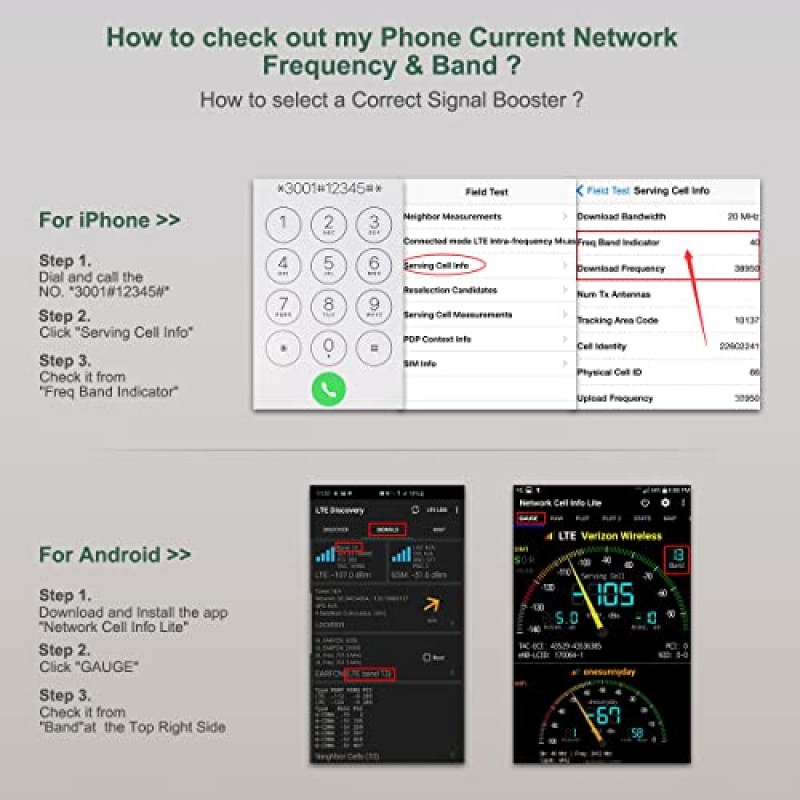 Verizon 휴대폰 신호 부스터 AT&T 신호 부스터 5G 4G LTE Band12/13/17 T 가정용 모바일 셀 신호 부스터, 셀 부스터 확장기 Verizon 셀룰러 부스터 가정용 AT&T 휴대폰 부스터