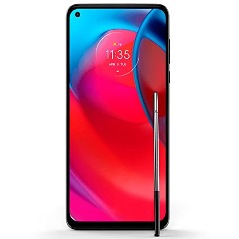 모토로라 모토 G 스타일러스 5G 2021(128GB, 4GB) 6.8인치 FHD+, 48MP 쿼드 카메라(AT&T, T-Mobile, Verizon, 글로벌에서 완전 언락) XT2131-1(256GB SD 번들, 코스믹 에메랄드)