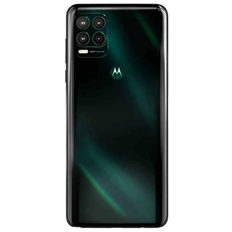 모토로라 모토 G 스타일러스 5G 2021(128GB, 4GB) 6.8인치 FHD+, 48MP 쿼드 카메라(AT&T, T-Mobile, Verizon, 글로벌에서 완전 언락) XT2131-1(256GB SD 번들, 코스믹 에메랄드)