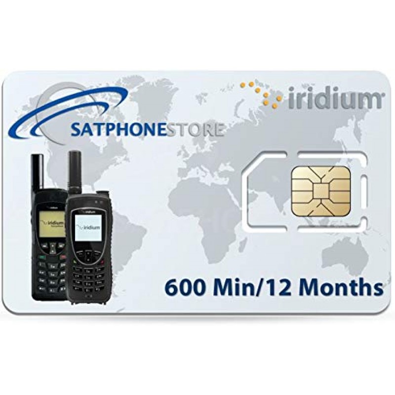 SatPhoneStore Iridium 9575 익스트림 위성 전화 표준 패키지, 견고한 케이스, 보호 케이스 및 선불 600분 SIM 카드 포함, 간편한 온라인 활성화 가능