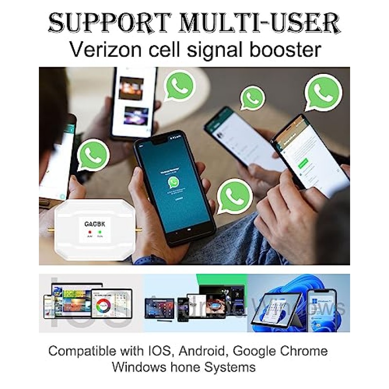 2023 최신 Verizon 신호 부스터 Verizon 휴대폰 신호 부스터 밴드 13의 5G 4G LTE용 스트레이트 토크 셀 부스터 Verizon 휴대폰 신호 부스터 데이터/통화용 Verizon 휴대폰 부스터 화이트