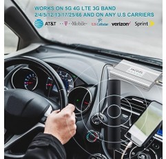 트럭 RV 차량용 차량용 휴대폰 신호 부스터 SUV 트레일러 OTR, 모든 미국 통신사를 위한 5G 4G LTE 3G 향상 T 모바일 AT&T 신호 부스터 RV Verizon 셀 신호 부스터 RV 차량용 셀 부스터