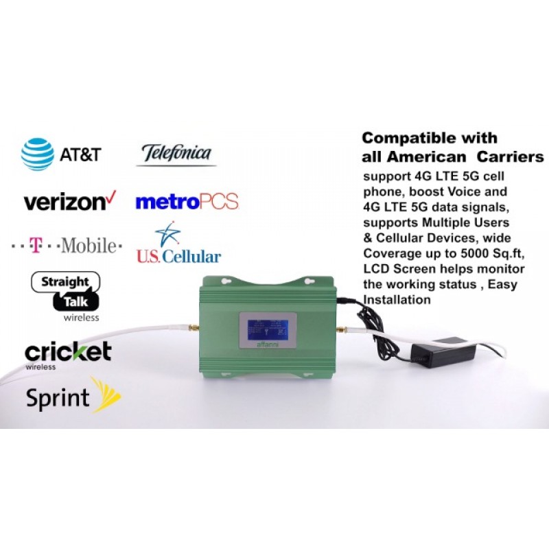 Verizon 휴대폰 신호 부스터 AT&T Signal Booster T Mobile 5G 4G LTE 3G for All Carriers 6000 Sq Ft, 휴대폰 부스터 Verizon Signal Booster AT&T 휴대폰 부스터 AT&T 가정용 휴대폰 신호 부스터