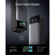 Anker 파워 뱅크, 140W 출력의 24K 3포트 휴대용 충전기, 스마트 디지털 디스플레이, iPhone 15/15 Plus/15 Pro/15 Pro Max, iPhone 14/13 시리즈, Samsung, MacBook, Dell, AirPods와 호환 가능