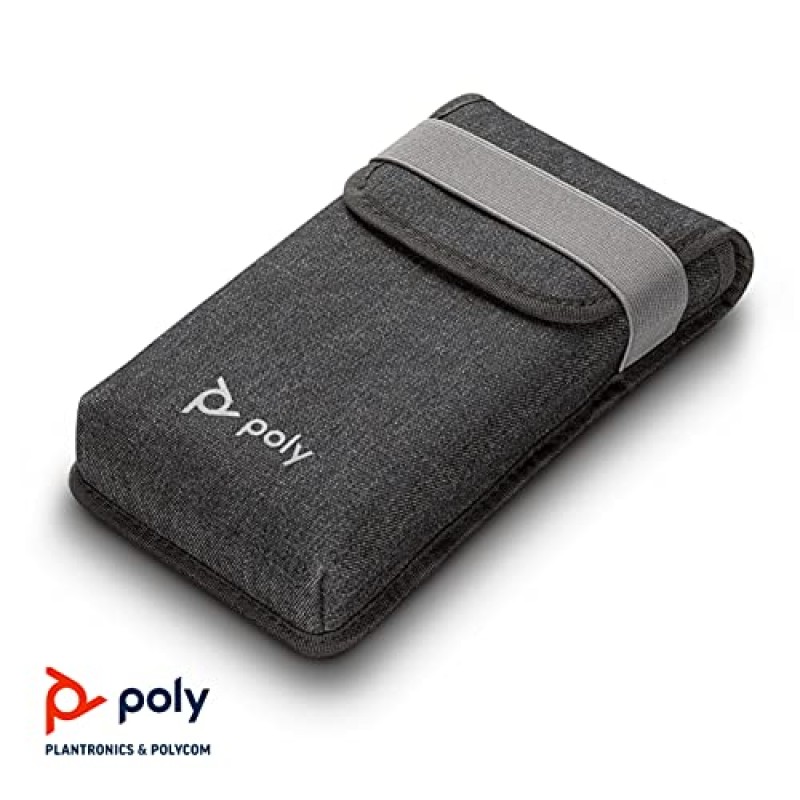 Poly - Sync 20 Bluetooth/USB-A 스피커폰 - 개인용 휴대용 스피커폰 - 소음 및 반향 감소 - USB-A 케이블을 통해 Bluetooth 또는 컴퓨터를 통해 휴대폰에 연결 - Teams, Zoom과 작동