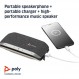 Poly - Sync 20 Bluetooth/USB-A 스피커폰 - 개인용 휴대용 스피커폰 - 소음 및 반향 감소 - USB-A 케이블을 통해 Bluetooth 또는 컴퓨터를 통해 휴대폰에 연결 - Teams, Zoom과 작동