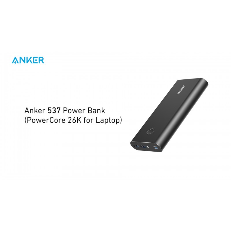 Anker PowerCore+ 26800mAh PD 45W(60W PD 충전기 포함), USB C MacBook Air/Pro/Dell XPS, iPad Pro, iPhone 14/13/12 시리즈 등을 위한 전원 공급 휴대용 충전기 번들