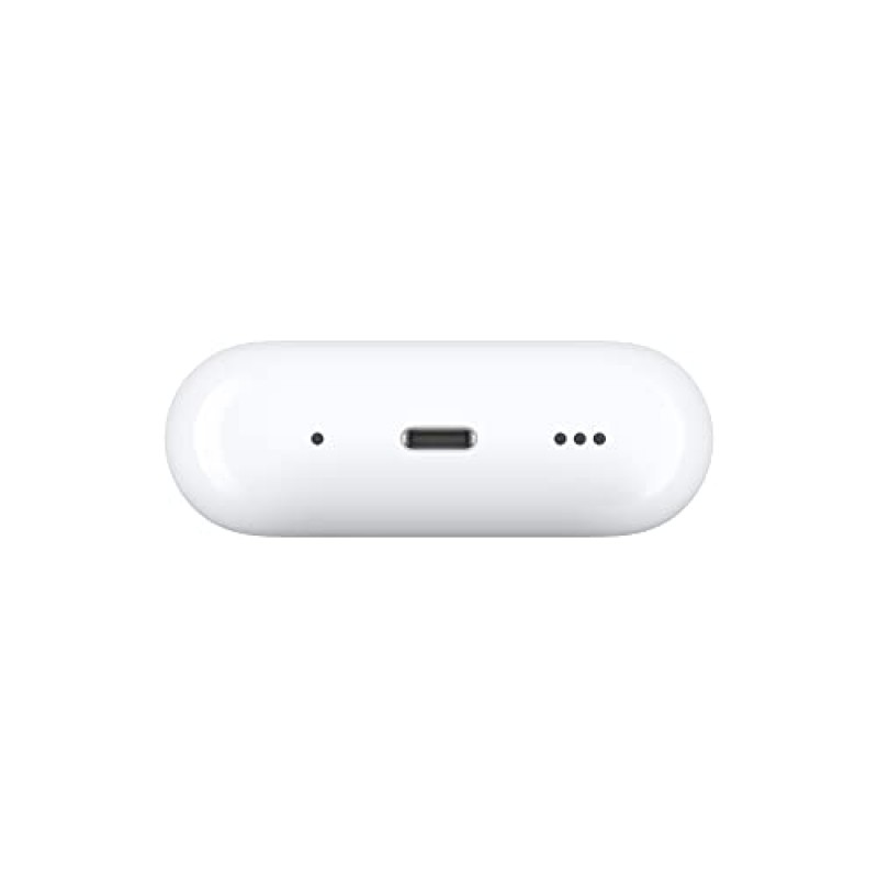 Apple AirPods Pro(2세대) 무선 이어버드, 최대 2배 강화된 능동형 소음 제거, 적응형 투명성, 맞춤형 공간 오디오 MagSafe 충전 케이스(라이트닝) iPhone용 Bluetooth 헤드폰