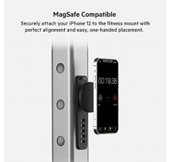 체육관 장비용 MagSafe와 호환되는 Belkin 피트니스 마운트, 자기 휴대폰 마운트, 핸들바 스트랩 및 iPhone 13, 12, Pro, Pro Max, Mini용 MagSafe 자동차 통풍구 마운트 PRO 휴대폰 홀더