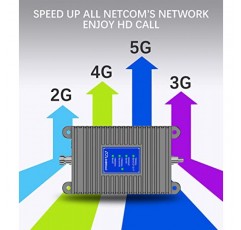 실외/실내 안테나가 있는 가정용 5,000제곱피트용 셀 신호 부스터 - Verizon AT&T T-Mobile 및 모든 미국 통신업체 FCC 승인을 위한 5G 4G LTE 3G 음성 및 데이터를 향상시키는 휴대폰 신호 부스터