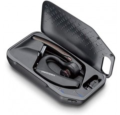 Plantronics - Voyager 5200 UC(Poly) - Bluetooth 싱글 이어(모노럴) 헤드셋 - PC 및/또는 Mac에 연결 가능 - Teams, Zoom 등과 호환 - 소음 제거