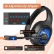 Trucker Bluetooth 헤드셋, PC용 USB 동글이 포함된 무선 헤드폰, AI 기반 환경 소음 제거 마이크(ENC), 99피트 장거리 무선 범위, 57시간 온이어 Trucker 헤드셋