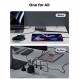 UPmark USB C 충전기, 185W 8포트 USB C 충전 스테이션, USB C 벽면 고속 충전기(2팩 USB C 케이블 포함), MacBook Pro/Air, iPad Pro, iPhone 14 13 12 Pro Max, Galaxy, Steam Deck과 호환 가능.