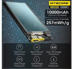 NItrecore NB10000mAh Gen 2 휴대용 휴대폰 충전기