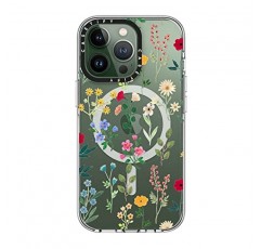 CASETiFY iPhone 13 Pro 투명 케이스 [변색 없음 / 6.6ft 낙하 방지/Magsafe 호환] - Spring Botanicals 2