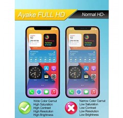 Ayake for iPhone 13 화면 교체, LCD 디스플레이 및 터치 디지타이저 화면 6.1인치 트루 톤 프로그래밍 가능 페이스 ID 유지 A2633 A2482 A2631 A2634