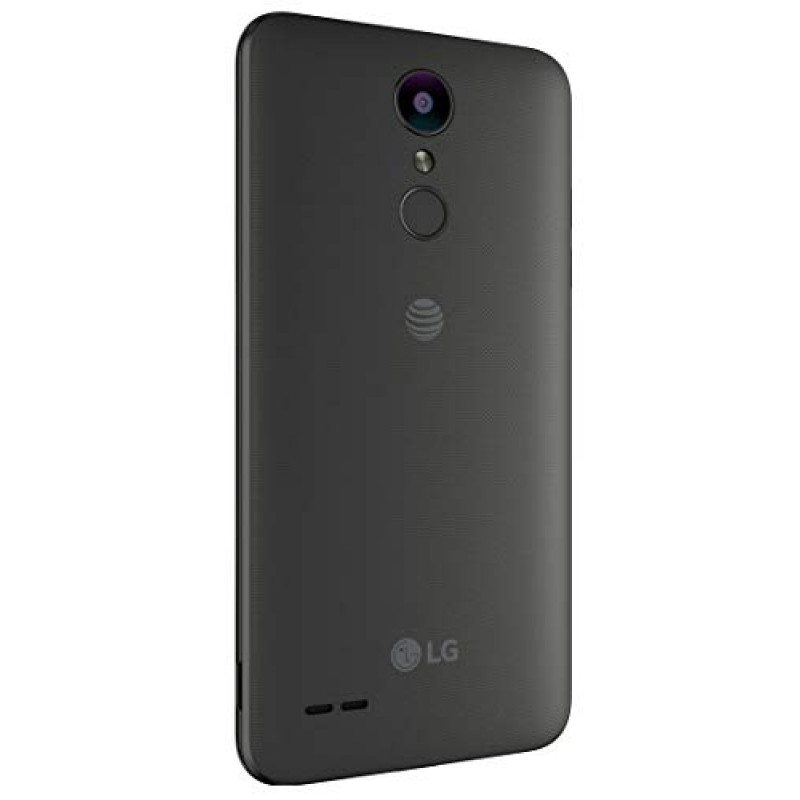 LG Phoenix 4 AT&T 선불 스마트폰 16GB, 4G LTE, Android 7.1 OS, 8MP + 5MP 카메라 - 블랙(리뉴얼)