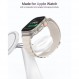 무선 충전 스테이션, MagSafe 충전기 스탠드용 3 in 1, iPhone 15 14 13 12 시리즈용 무선 충전기 고속 충전, Apple Watch 시리즈 1-9/Ultra, AirPods Pro/3/2(30W 어댑터 포함) - 화이트