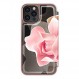 Ted Baker KNOWANE iPhone 12/12 Pro용 미러 폴리오 케이스(6.1인치) - 도자기 로즈(블랙)