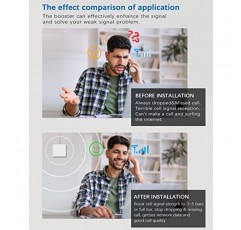 모든 통신업체를 위한 Becky 셀 신호 부스터 - Verizon, AT&T, T-Mobile 등 | 최대 5,500평방피트 | 대역 2/4/5/12/13/17/25/66에서 4G LTE 및 5G 신호 증폭 | FCC 승인 휴대폰 신호 부스터