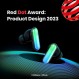 HHOGene Gpods 조명 제어 기능이 있는 다채로운 RGB 무선 이어버드, 고속 충전 케이스가 있는 귀에 꽂는 ANC Bluetooth 레인보우 이어폰, IPX4 땀 방지 스포츠 게임 하이킹 iPhone 및 Android용 여행