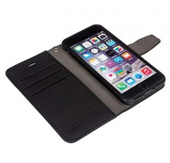 SafeSleeve EMF 보호 방사선 방지 iPhone 케이스: iPhone 8, iPhone 7 및 iPhone 6 RFID EMF 차단 지갑 휴대폰 케이스(검은색)