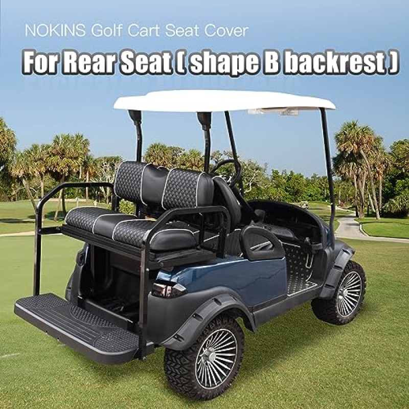 NOKINS 골프 카트 시트 커버 Club Car Precedent DS EZGO RXV TXT Yamaha Drive