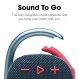 JBL 클립 4, 블루/퍼플 - 휴대용 Bluetooth 5.1 스피커 - 최대 10시간 재생 - 방수 및 먼지 방지 - 소음 및 반향 제거 스피커폰 포함(리뉴얼)