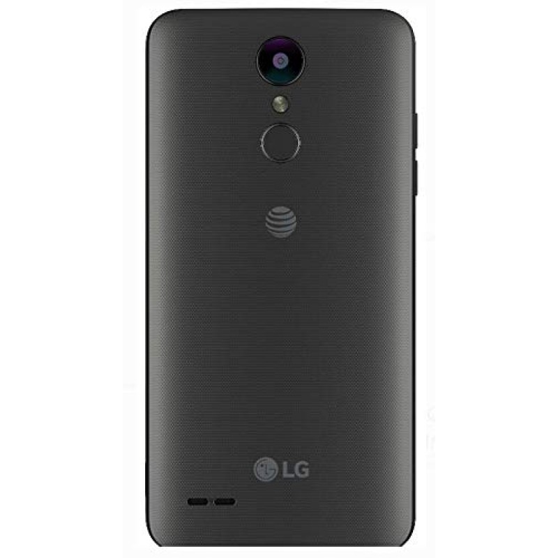 LG Phoenix 4 AT&T 선불 스마트폰 16GB, 4G LTE, Android 7.1 OS, 8MP + 5MP 카메라 - 블랙